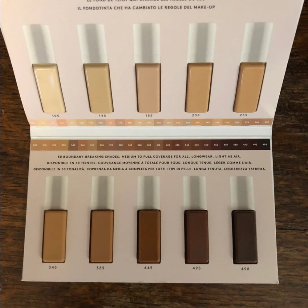 Fenty Beauty by Rihanna Foundation Sample Card